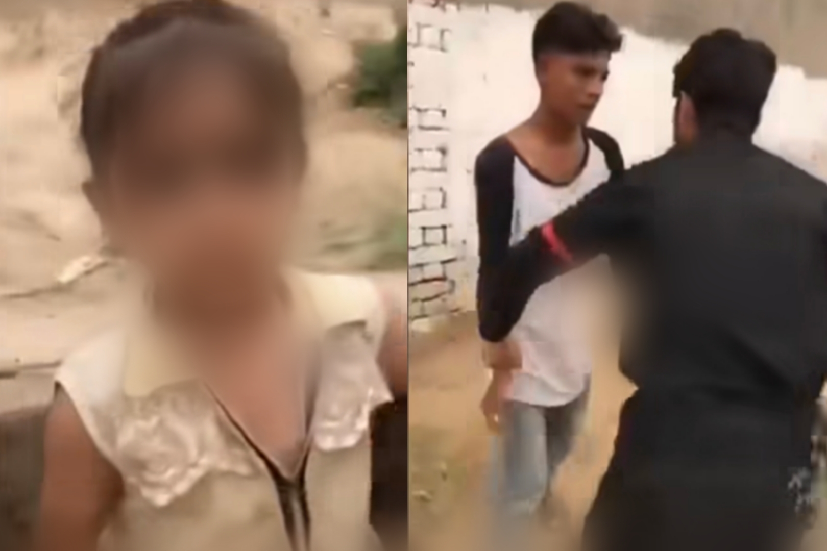 “நல்லவேளை…. தப்பா ஒன்னும் நடக்கல” சிறுமியை தனியாக கூட்டிச் சென்ற நபர்…. துரத்தி துரத்தி அடித்த இளைஞர்கள்…. வைரலாகும் வீடியோ….!!