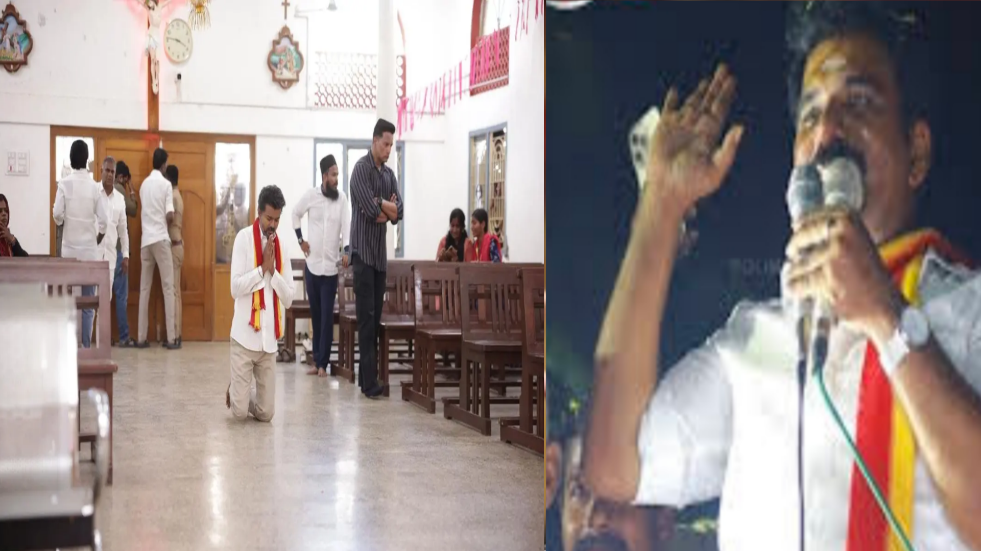 “தேவாலய வழிபாடு சர்ச்சைக்கு முற்றுப்புள்ளி!”.. வழிபாடு செய்யலாம்.. பிரச்சாரம் தான் செய்யக்கூடாது..  பதிலடி கொடுத்த தவெக வேட்பாளர் நிர்மல் குமார்..!!
