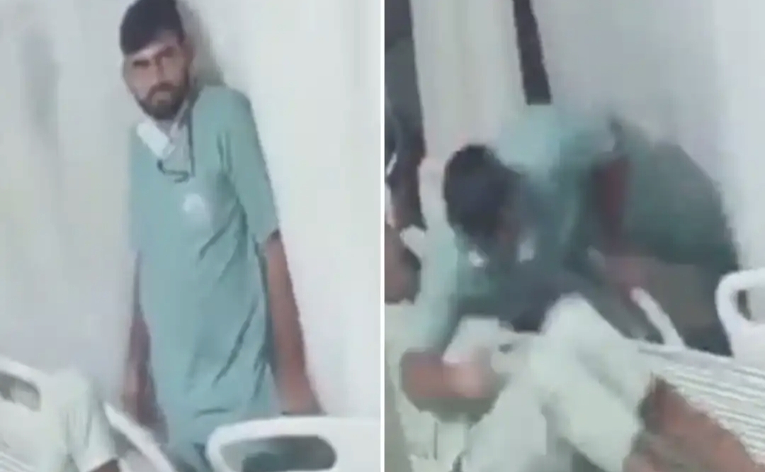 “இவனெல்லாம் மனுஷனா?” வயதான நோயாளியை தாக்கிய வார்டு பாய்…. வைரல் வீடியோவால் கொந்தளிக்கும் நெட்டிசன்கள்….!!