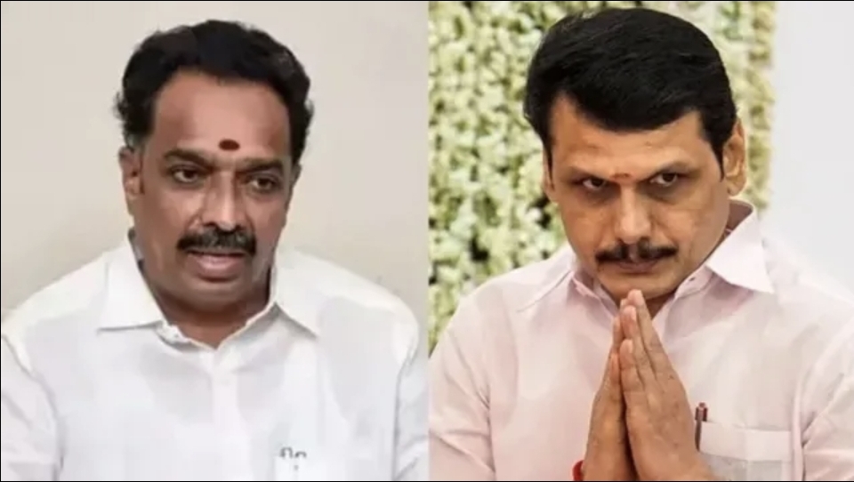 கொலை மிரட்டல்: “நான் கோயம்புத்தூர்…. அவரு கரூர்…. அப்புறம் எப்படி?” எம்.ஆர். விஜய பாஸ்கரை நக்கல் செய்த செந்தில் பாலாஜி….!!