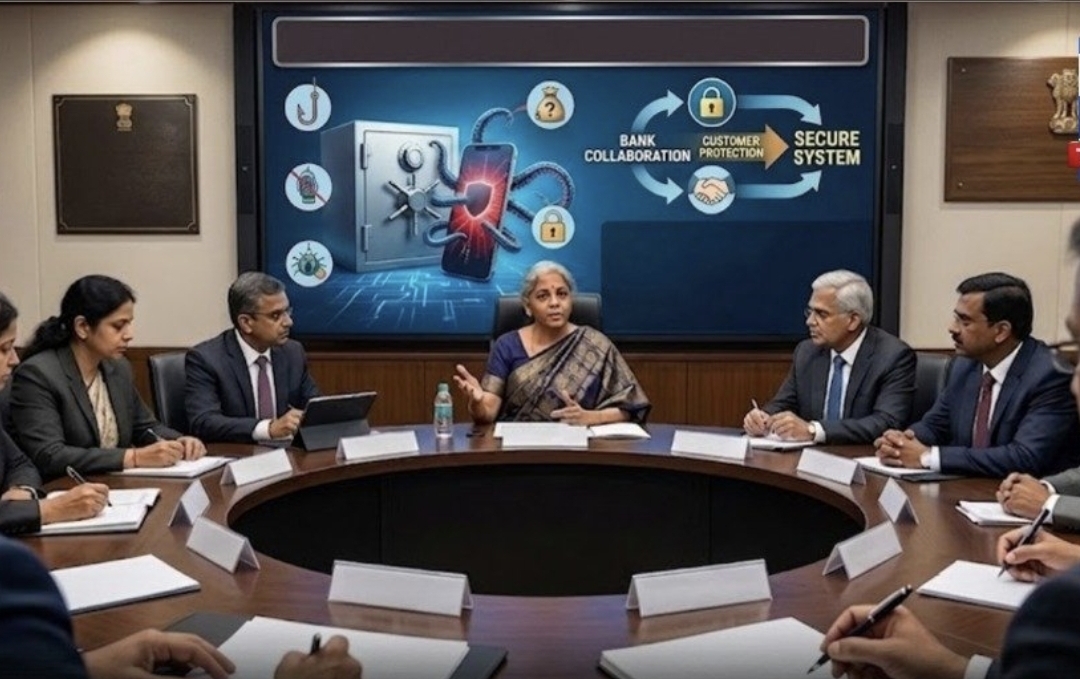 “அந்த பழைய செக்யூரிட்டி இனி செட் ஆகாது” வங்கிகளுக்கு நிர்மலா சீதாராமன் போட்ட வார்னிங்…. சைபர் தாக்குதலை முறியடிக்க புது வியூகம்….!!