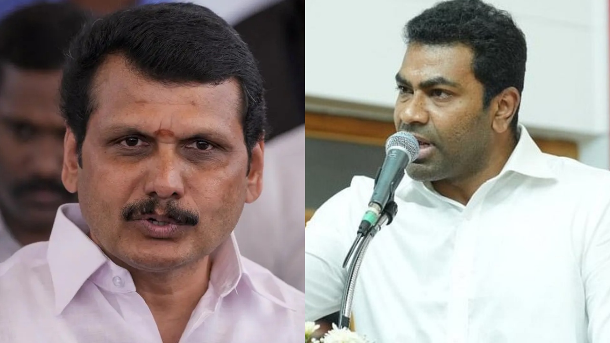​”41 பேர் உயிரிழப்புக்கு அவர்தான் காரணம்” பயத்துல தான் கோவைக்கு ஓடுனாரு…. செந்தில் பாலாஜியை விளாசிய ஆதவ் அர்ஜுனா….!!