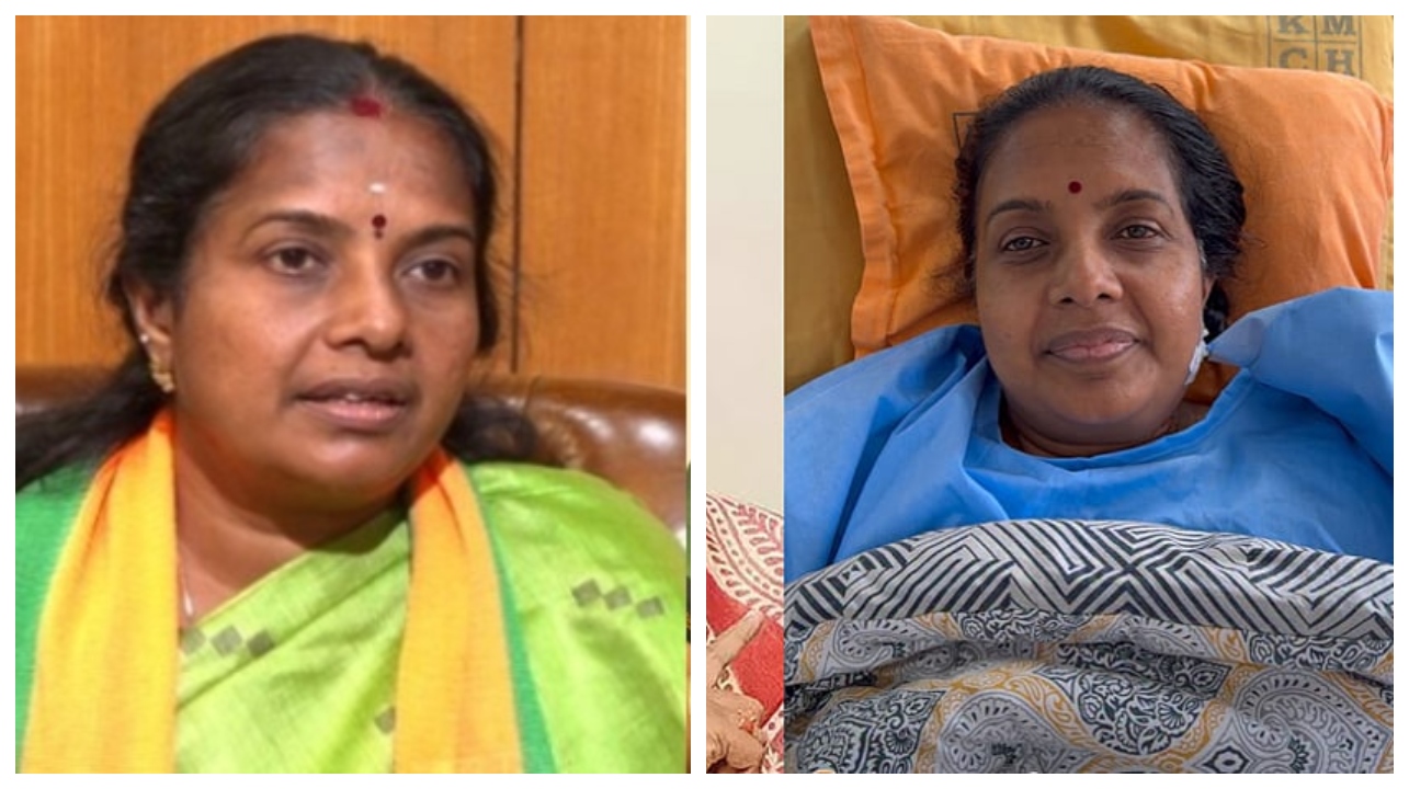 அச்சச்சோ..! மருத்துவமனையில் படுத்த படுக்கையாக வானதி சீனிவாசன்… திடீரென வெளியிட்ட வீடியோ… கவலையில் பாஜகவினர்..!!