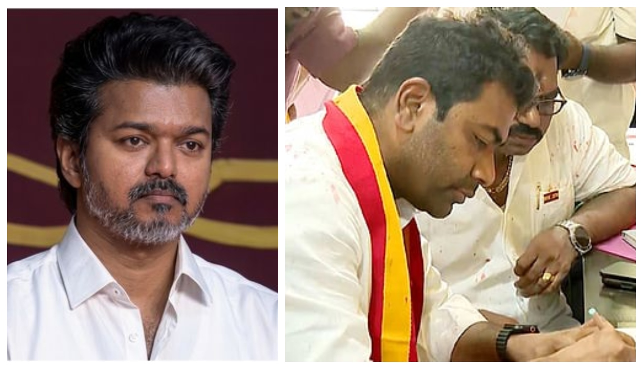 Breaking: நடிகர் விஜய்க்கு மகிழ்ச்சியோடு கூடவே வந்த அதிர்ச்சி…! ஆதவ் அர்ஜுனாவின் வேட்பு மனு நிறுத்தி வைக்கப்பட்டதால் பரபரப்பு…!!!