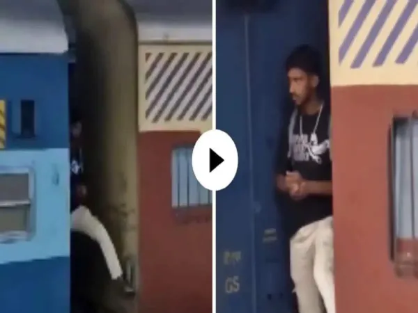 “உயிருக்குத் துளியும் பயமே இல்லையா?”.. ஓடும் ரயிலில் விபரீத முயற்சி… புகையிலை மோகத்தால் வந்த வினை.. அதிர வைக்கும் வீடியோ..!!!!