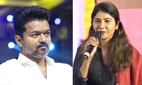 “விஜய் கட்சிக்கு எதிரா ஜூலி போட்ட ஸ்கெட்ச்” – மெரினாவில் கையில் போர்டுடன் நின்றதால் பரபரப்பு…. போலீஸ் விசாரணை….!!