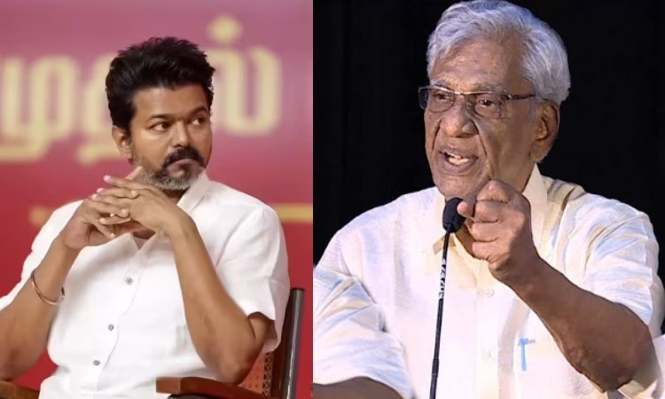 அவர் ஏழை…! ஒண்ணுமே இல்ல… அதான் பணத்தை வாங்கிகிட்டு எனக்கு ஓட்டு போடுங்கன்னு சொல்றாரு… விஜயை விளாசிய பிரபல தயாரிப்பாளர்…!!