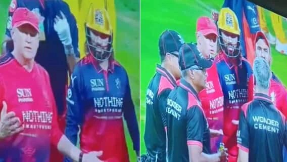 என்னோட தண்ணீர் பாட்டிலை நடுவர் திருடிட்டாரு..! “ஷாக் ஆன ரஜத் படிதார்”… விழுந்து விழுந்து சிரித்த ஆண்டி ஃப்ளவர்… இணையத்தை கலக்கும் காமெடி வீடியோ…!!