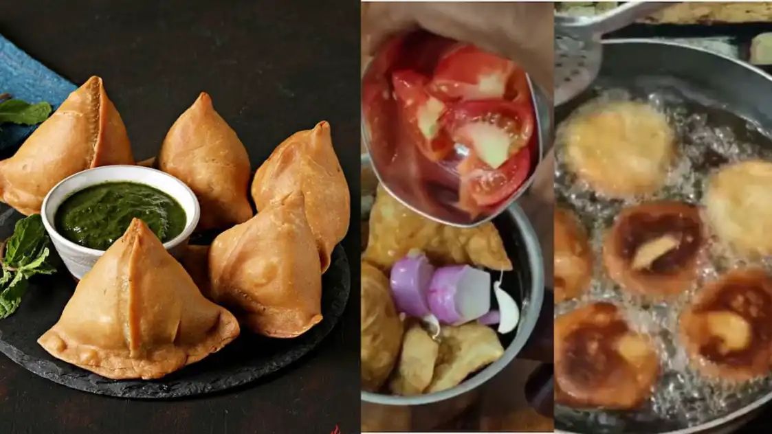 பழைய சமோசாவை அரைத்து புதிய டிஷ்.. அசல் விலையை விட அதிக விலைக்கு விற்பனையா? இணையத்தைக் கலக்கும் வினோத சமையல்..!!