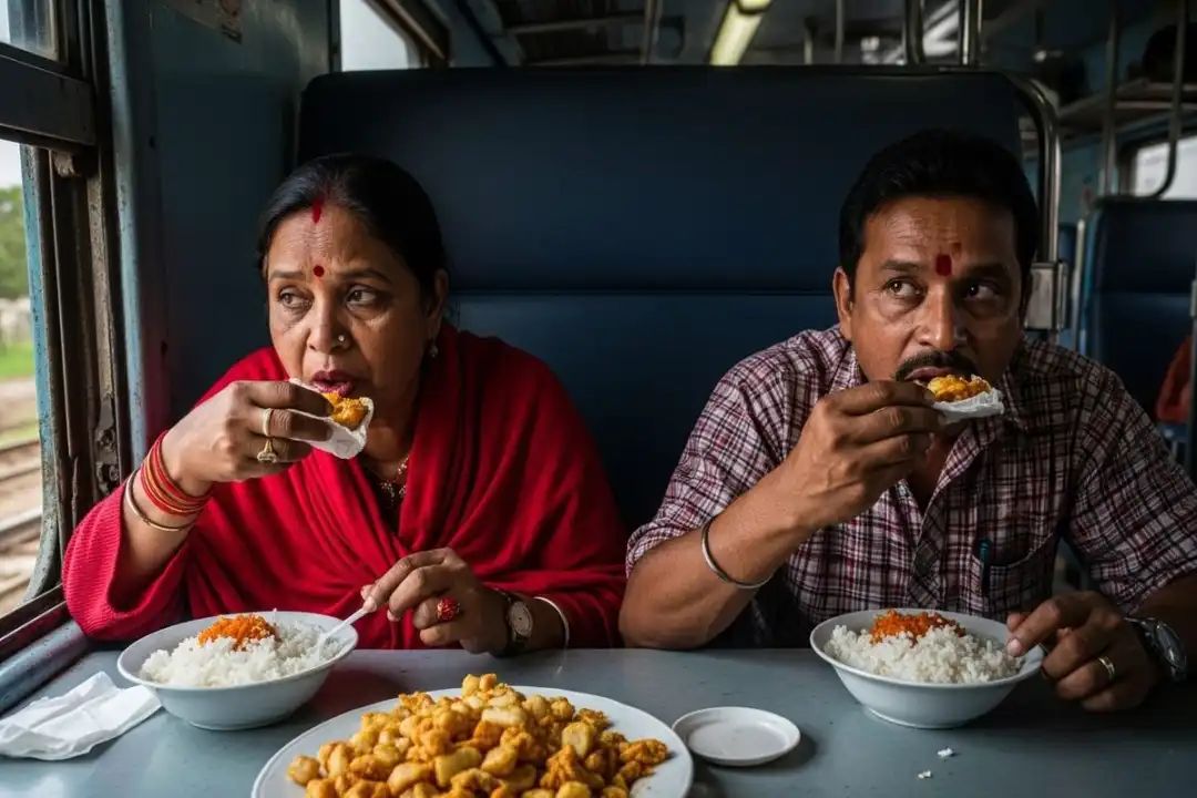 ரயிலில் உணவை சாப்பிடுங்க தப்பில்லை… ஆனா இதை மட்டும் பண்ணாதீங்க… மீறினால் அபராதம்… ரயில்வே அதிகாரிகள் கொடுத்த எச்சரிக்கை…!!!