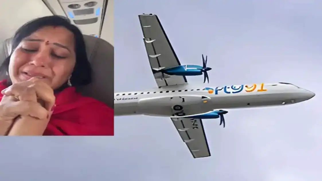 “சுமார் 4 மணி நேரம்”…. நடுவானில் வட்டமிட்ட Fly91 விமானம்…. கதறி அழுத பயணிகள்… என்ன தான் நடந்தது?.. வைரலாகும் திக் திக் வீடியோ….!!!
