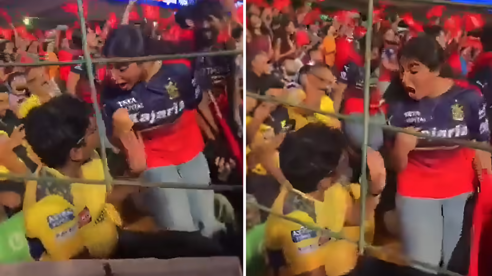“விராட் கோலியை விட பயங்கரமான கொண்டாடுவாங்க போலயே!”.. ஆர்சிபி ரசிகையின் வெறித்தனமான ரியாக்ஷன்…  வைரல் வீடியோ…!!!!