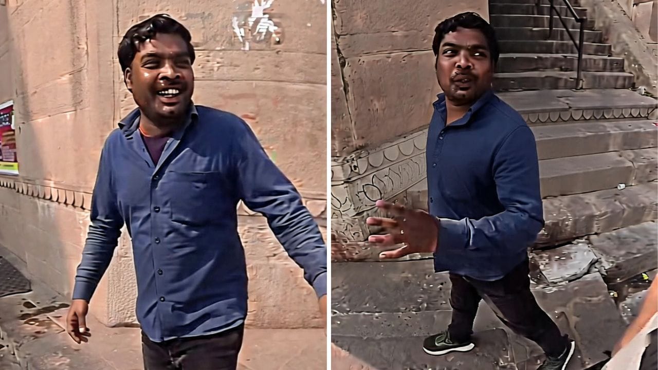 “ஜப்பான்காரங்களே மிரண்டு போயிட்டாங்க”… சுற்றுலா பயணிகளிடம் ஜப்பானிய மொழியில் சரளமாக பேசிய இந்தியர்… வைரல் வீடியோ…!!!