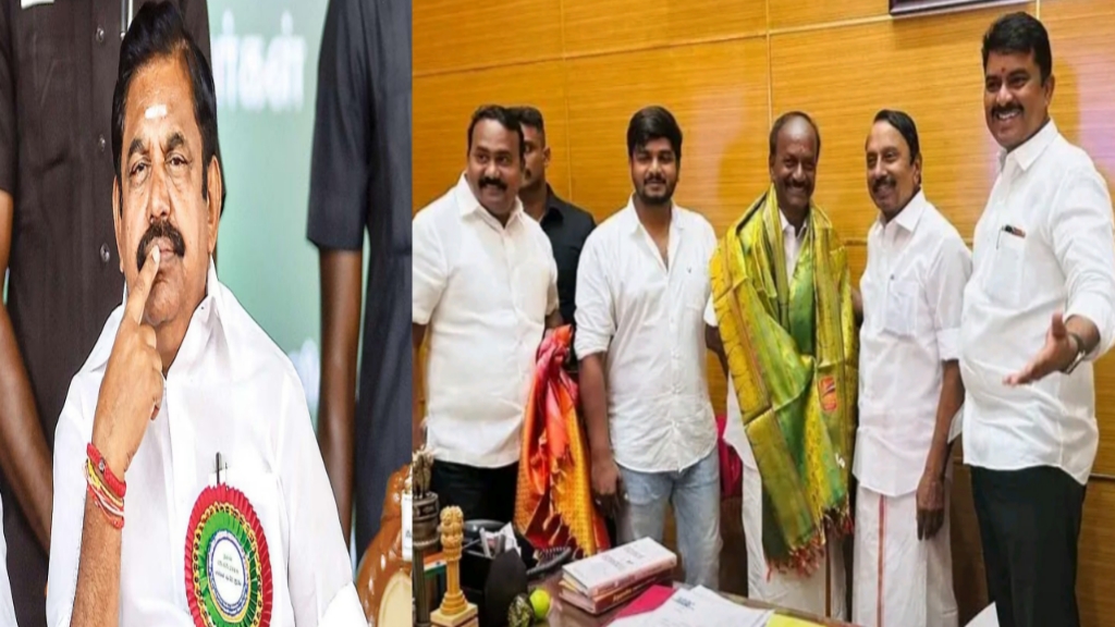 அதிமுக கோட்டையில் அடுத்தடுத்து விழுந்த 2 விக்கெட்டுகள்!  “3 முறை வென்ற இபிஎஸ்-ன் தீவிர விசுவாசி..!” – அதிமுக முன்னாள் எம்.எல்.ஏ ரவி  தவெக-வில் ஐக்கியம்..!!