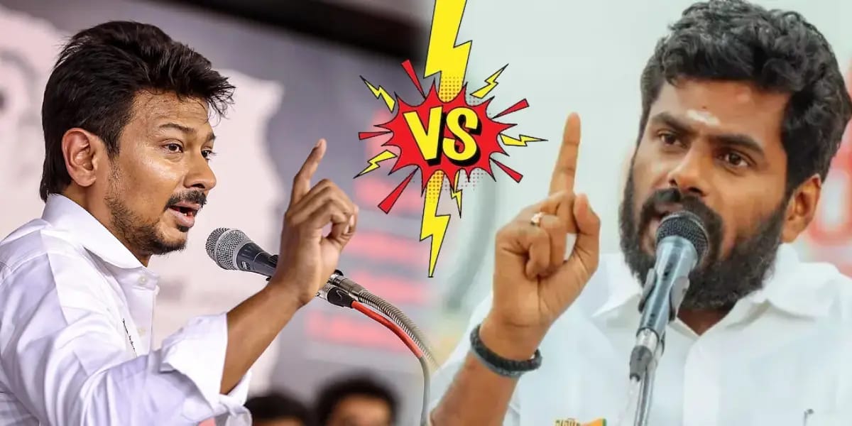 உங்க ஓனரே சொல்லிட்டாரு…! உங்களுக்கு துணிச்சல் இருந்தா தேர்தலுக்கு முன்னாடியே சொல்ல வேண்டியது தானே… உதயநிதியை சீண்டிய அண்ணாமலை…!!