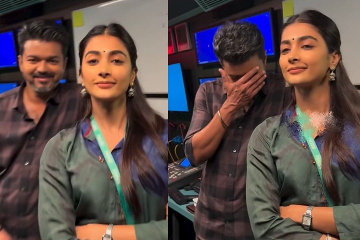 வெட்கத்தில் சிவந்த விஜய்…! அன்றே கணித்த பூஜா ஹெக்டே… ரிசல்ட் வந்ததும் சட்டுனு வந்த வீடியோ… இதை யாருமே எதிர்பார்க்கலையே..!!