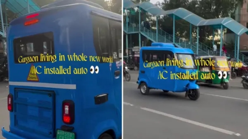 “இனி ஆட்டோ பயணமும் குளு குளு தான்!”… எலக்ட்ரிக் ஆட்டோவில் ஏசி மாட்டி அசத்திய ஓட்டுநர்… வைரலாகும் வீடியோ…!!
