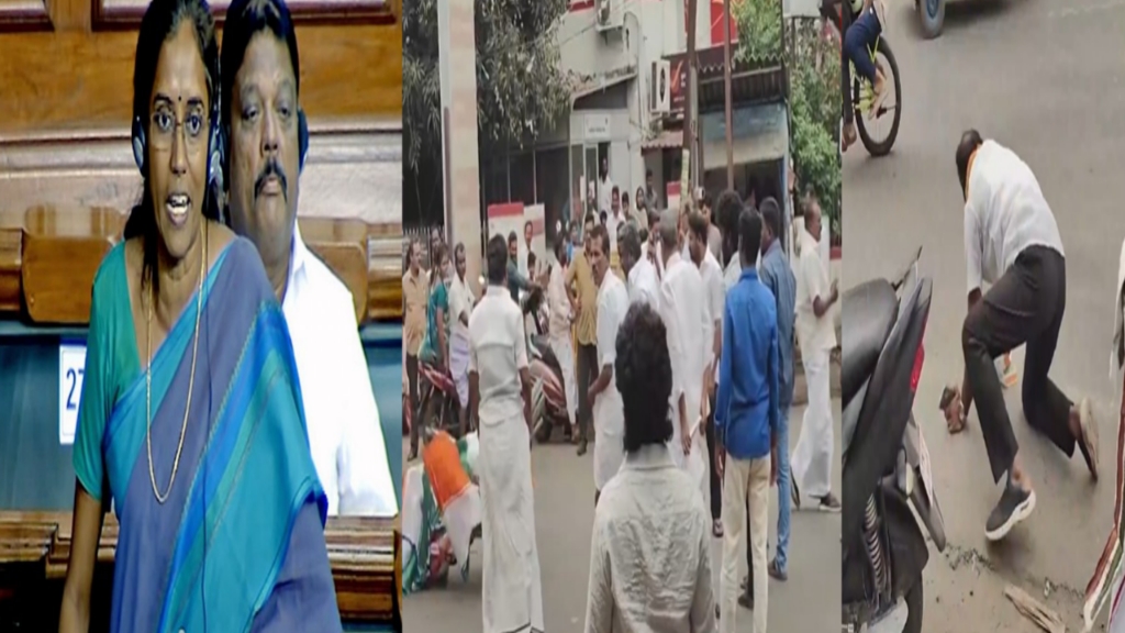 “கைது பண்ணுங்க.. சும்மா விடாதீங்க!” காங்கிரஸ் தொண்டர்கள் மீது தாக்குதலா?  கொந்தளிக்கும் ஜோதிமணி எம்.பி..!!