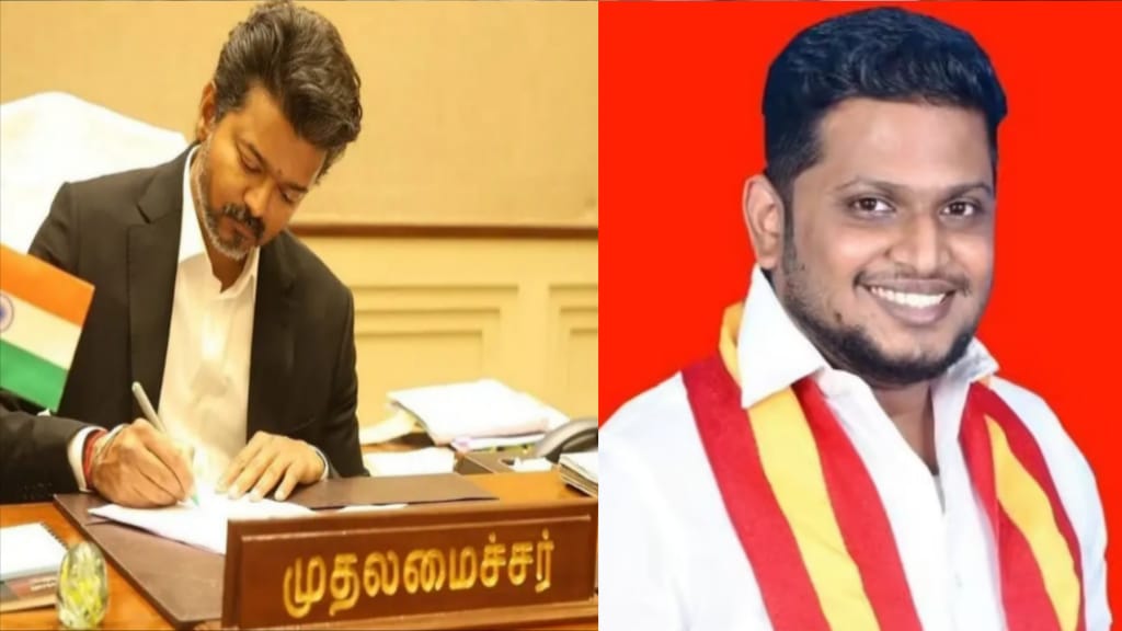 கடைசி நிமிடத்தில் நடந்த அந்த ரகசிய நியமனம்! “அமைச்சருக்கு இணையான அந்தஸ்து கொடுத்த விஜய்”…  நம்பிக்கை வாக்கெடுப்புக்கு முன் முதலமைச்சர் விஜய் போட்ட ஸ்கெட்ச்..!!
