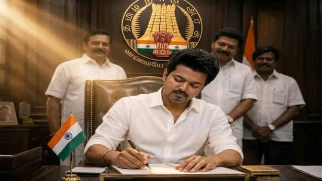 கோட்டையில் அடியெடுத்து வைக்கும் ‘தளபதி’! – முதல் கையெழுத்தே இதுதானா? – தமிழக பெண்களுக்கு விஜய் கொடுக்கும் மெகா கிப்ட்..!!