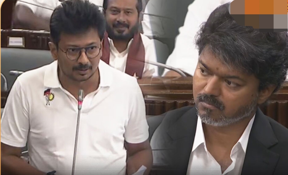“Change இல்ல Exchange”… கூவத்துரையே மிஞ்சிய தவெக ஆட்சி… அதிமுக பிளவு… அப்புறம் நடந்தது தான் டுவிஸ்ட்… முதல் நாளிலேயே முதல்வரை வெளுத்து வாங்கிய உதயநிதி…!!!