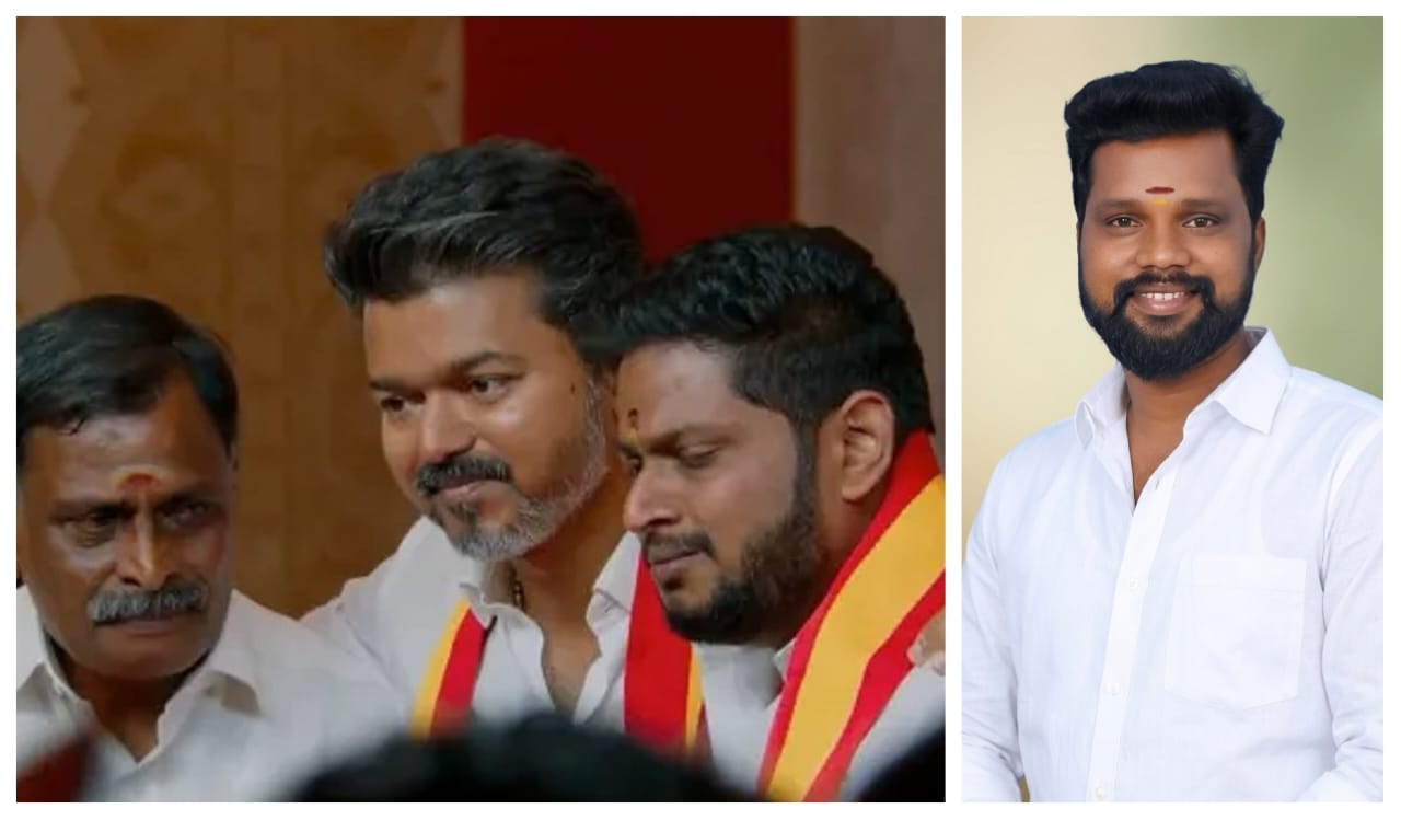 தவெக வேட்பாளர் 90,000 வாக்குகள் வித்யாசத்தில் அபார வெற்றி…! நடிகர் விஜயின் கார் ஓட்டுனர் மகனும் கடும் போட்டிக்கு இடையில் மெகா வெற்றி… வேற லெவல் சாதனைகள்..!!