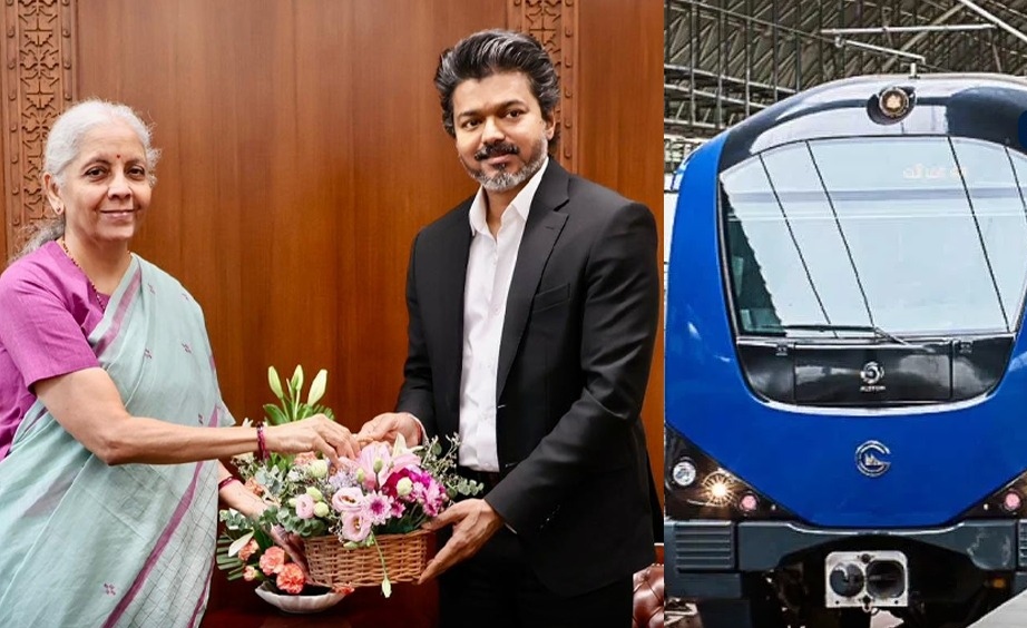 “டெல்லி பறந்த முதல்வர் விஜய்!”.. மெகா ப்ராஜெக்ட்டுகளுக்கு நிதி ஒதுக்க நிர்மலா சீதாராமனிடம் அதிரடி கோரிக்கை…!!!