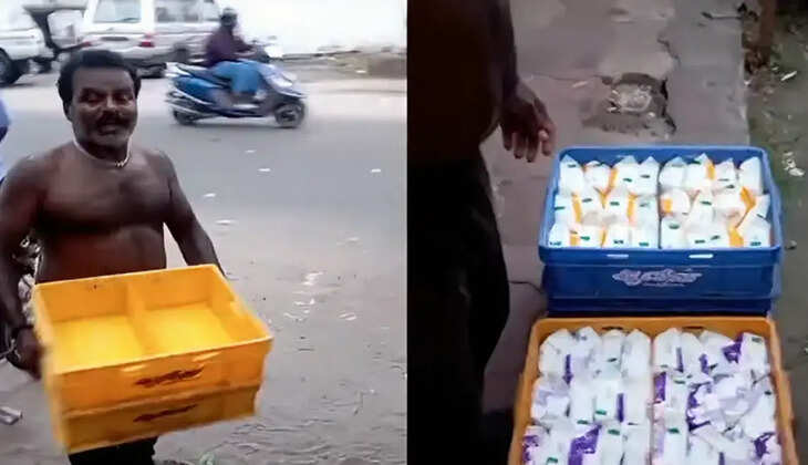 “ஆட்சி மாறினாலும் ஆவின் அதிகாரிகள் மாறலையா..?” புதிய அரசு வந்துட்டு… இனி ஏமாற்ற பாக்காதீங்க… ஆவின் ஓட்டுநரை எச்சரித்த வியாபாரி….!!