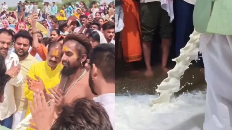 “பக்தி என்ற பெயரில் நதி நீரை மாசுபடுத்தலாமா?”…நதியில் 11,000 லிட்டர் பால், 210 புடவைகள்… தேசிய பசுமை தீர்ப்பாயம் போட்ட அவசர உத்தரவு..!!!