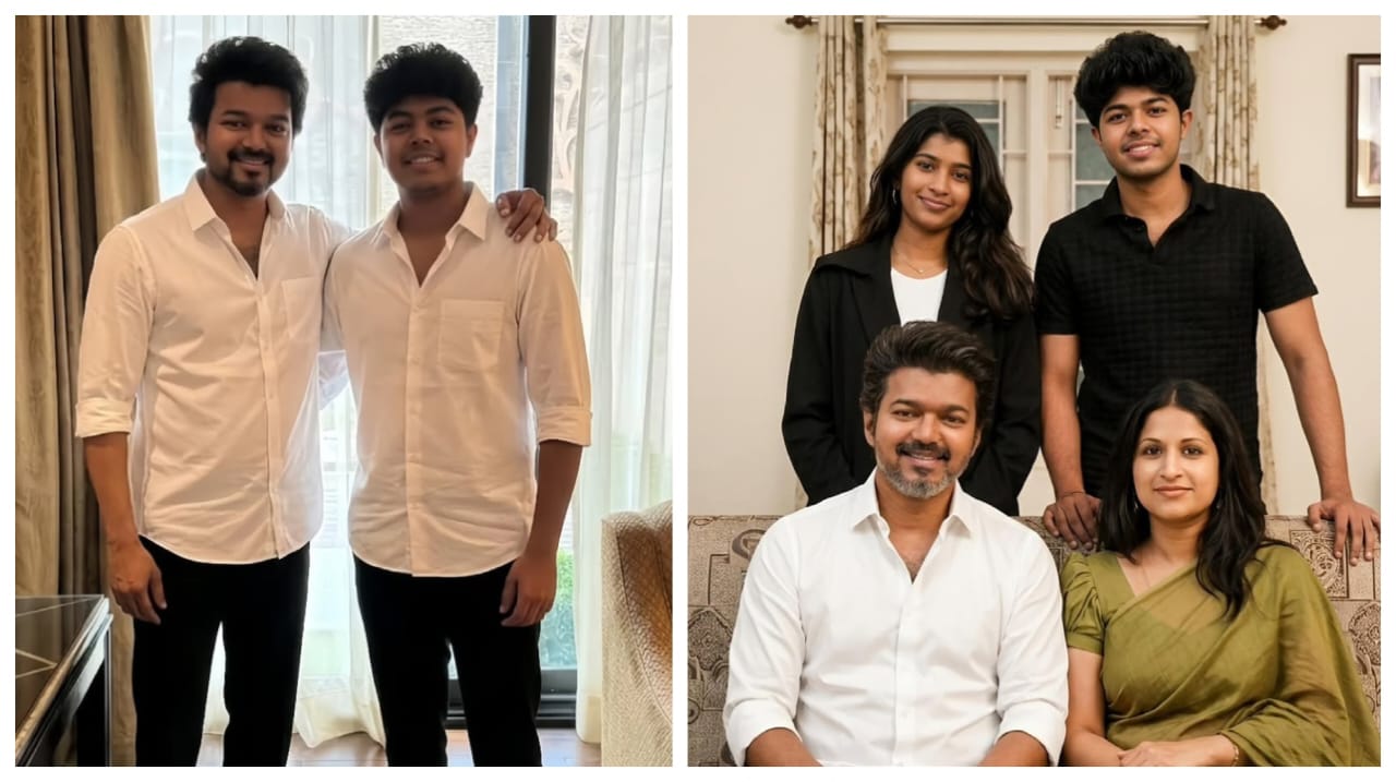 முதல்வர் விஜய் குடும்பத்தில் விரிசலா…? “பதவியேற்பு விழாவில் கூட கலந்து கொள்ளாத மகன் மகள்’… இணையத்தில் வெடித்த புதிய சர்ச்சை… ஃபுல் ஸ்டாப் வைத்த தளபதி..!!