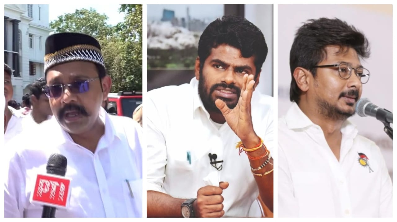 திமுகவும், தவெகவும் ஒரே நாணயத்தின் இரு பக்கங்கள்…! “உங்களுக்கு தைரியம் இருந்தா ஃபர்ஸ்ட் இதை செய்யுங்க”… உதயநிதி, முஸ்தபாவுக்கு அண்ணாமலை சவால்…!