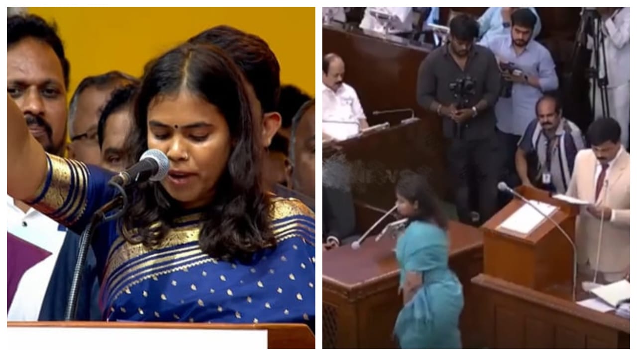சான்றிதழ் எங்கே…! “ஐயோ மறந்துட்டேனே”… சட்டமன்ற உறுப்பினராக பொறுப்பேற்காத அமைச்சர் கீர்த்தனா… நடந்தது என்ன..? வைரலாகும் வீடியோ..!!
