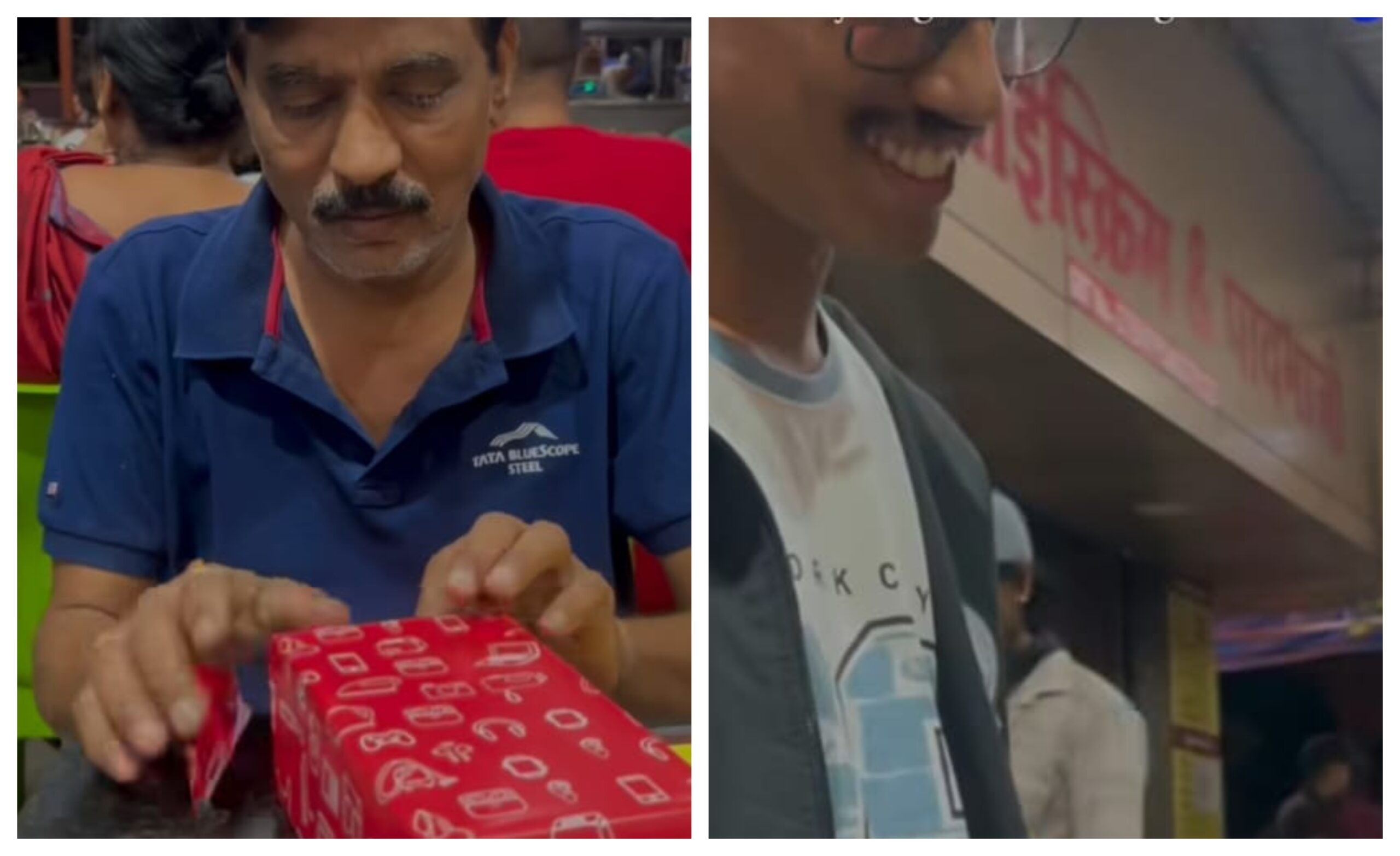 “அப்பாவுக்கு இல்லைனு சொல்லத் தெரியாது..”… ஐஐடி மகன் கொடுத்த சர்ப்ரைஸ் கிப்ட்… நெகிழ வைக்கும் வைரல் வீடியோ..!!!