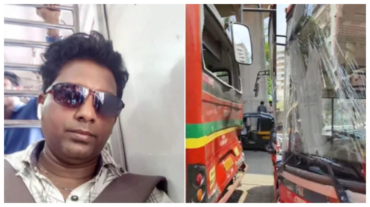 “அய்யோ பாவம்..” நடுரோட்டில் இரண்டு பேருந்துகளுக்கு நடுவே நசுங்கிய நடத்துனர்… நெஞ்சை உலுக்கும் விபத்து…!!!