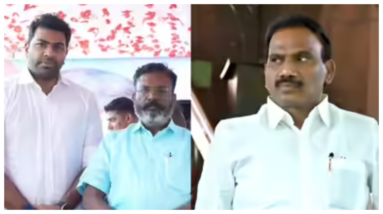 “ஆ.ராசாவே மன்னிப்பு கேளுங்க”… மன்னிப்பு கேட்டே தீர வேண்டும் எனத் தட்டி கேட்ட ஆதவ் அர்ஜூனா… திமுகவில் வெடித்த புதிய சர்ச்சை…!!!