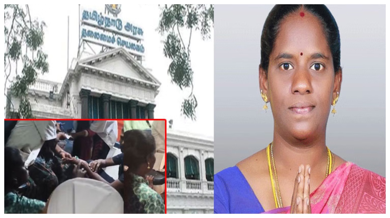 பதவியேற்ற முதல் நாளே கலக்கிய அமைச்சர் கமலி… வெறும் முதலுதவிதானா?… சோசியல் மீடியாவில் தீயாய் பரவும் வீடியோ…!!!