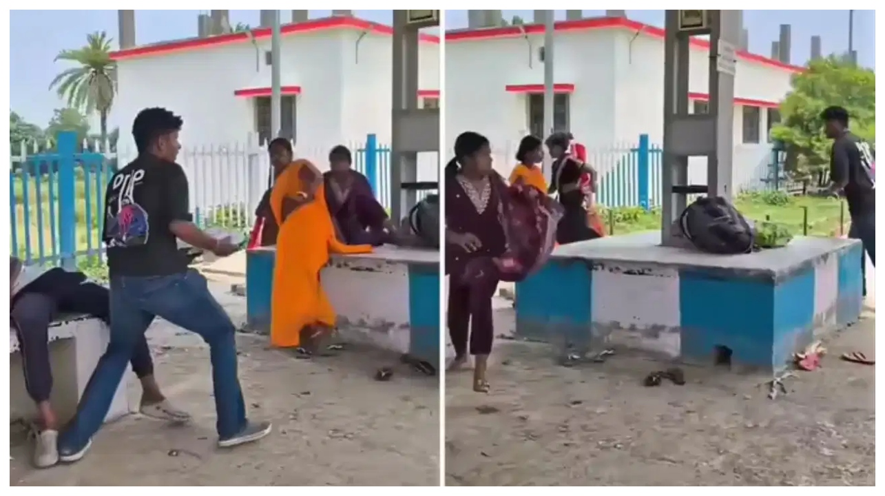 “ஸ்ப்ரேயை எடு” – பொது இடத்தில் இப்படியா செய்வது?… ரயில் நிலையத்தில் நடந்த மோசமான ‘பிராங்க்’ – விசாரணை வளையத்தில் இளைஞர்கள்…!!!