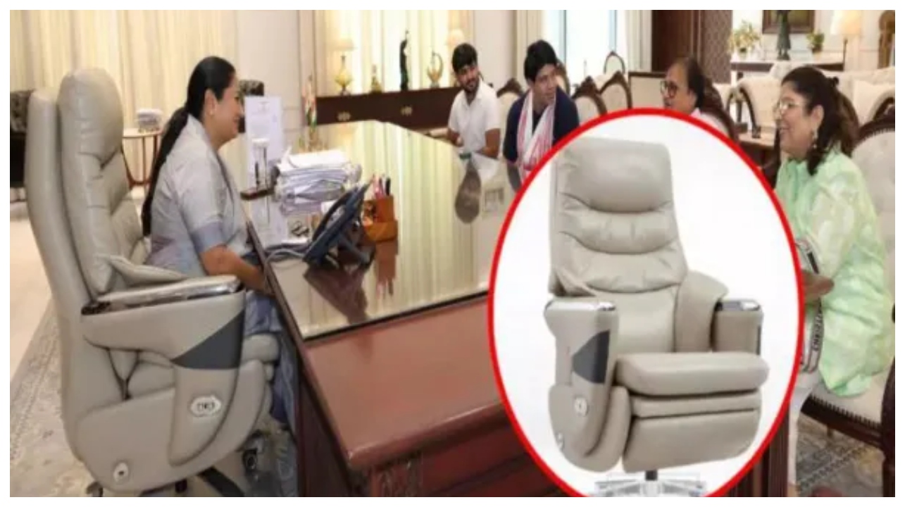 “அரசு அலுவலகத்தில் இவ்வளவு ஆடம்பரமா?”… டெல்லி முதல்வர் பயன்படுத்தும் நாற்காலியின் விலை எவ்வளவு தெரியுமா?… வைரலாகும் தகவல்…!!!