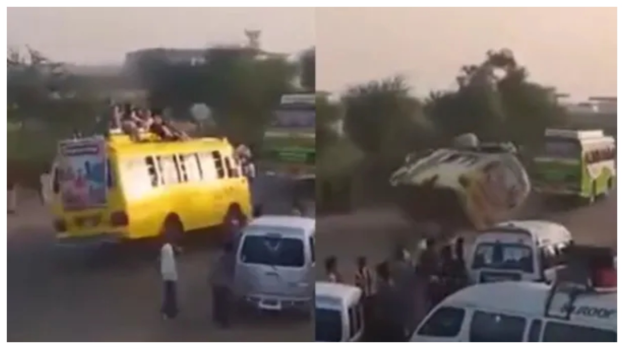 “டிரைவரை தூக்கில் போடுங்க”… 20 பேரை காவு வாங்க பார்த்த பேருந்து ஓட்டுநர்.. கொந்தளிக்கும் மக்கள்… வெளியான அதிர்ச்சி வீடியோ…!!!