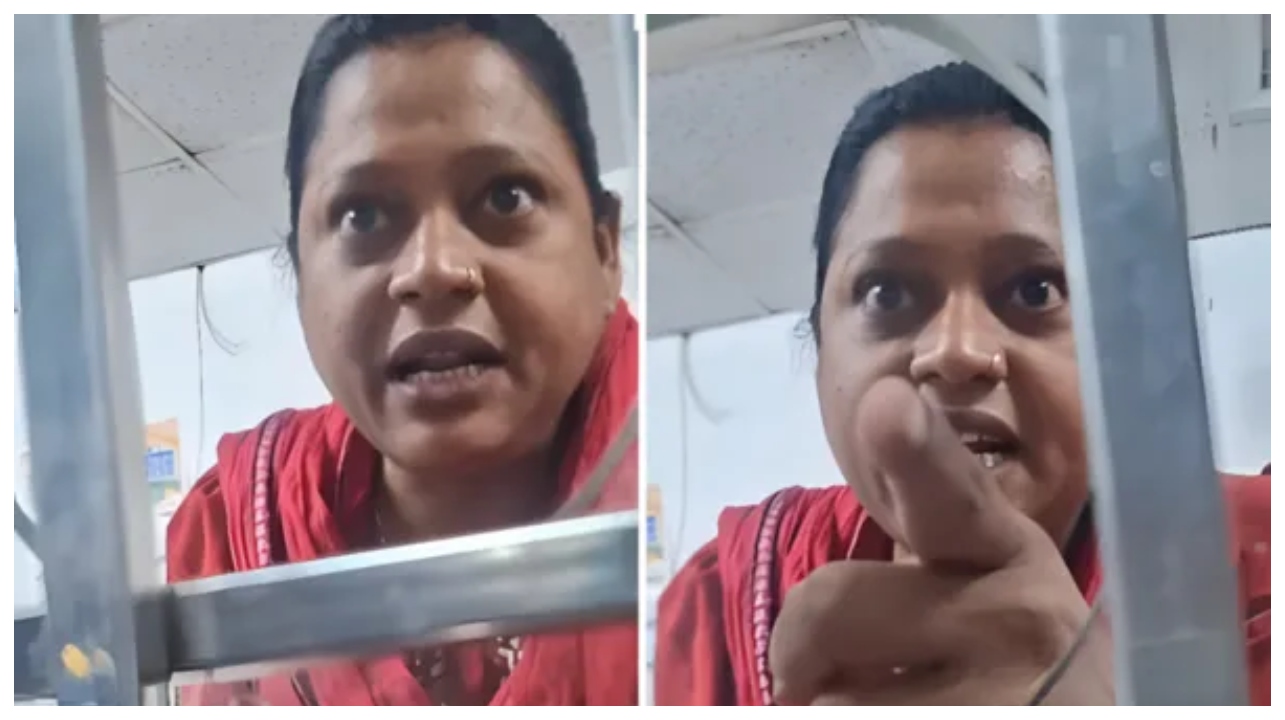 பகீர் வீடியோ… 15 ரூபாய் டிக்கெட்டை 35 ரூபாய்க்கு விற்ற ரயில்வே ஊழியர்.. பாட்னாவில் வெடித்த மோதல்…!!
