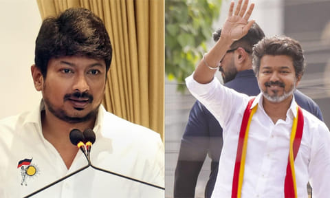 “எம்.எல்.ஏ-க்களை பிடிக்கிற வேலையை நிறுத்துங்க..!” – பனையூர் கோட்டைக்கு விழுந்த பலத்த அடி.. சிஎம் விஜய்யை நேருக்கு நேர் கார்னர் பண்ணிய உதயநிதி..!!