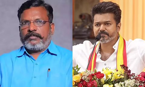 “சட்டப்பேரவையில் நிரூபிக்க ஆளுநர் உத்தரவிட வேண்டும்!”..விஜய் காங்கிரஸ் ஆதரவை பெற்றதால் பாஜக-வுக்கு ஆத்திரம்.. திருமாவளவன் அதிரடி பேட்டி..!!