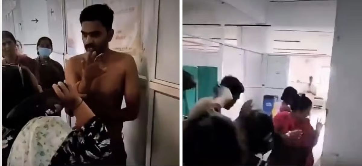 “பொம்பளைங்ககிட்ட வச்சுக்காதே!”… மருத்துவமனையில் அரங்கேறிய அநாகரிகம்.. பரபரப்பை கிளப்பிய தர்மஅடி சம்பவம்..!!!