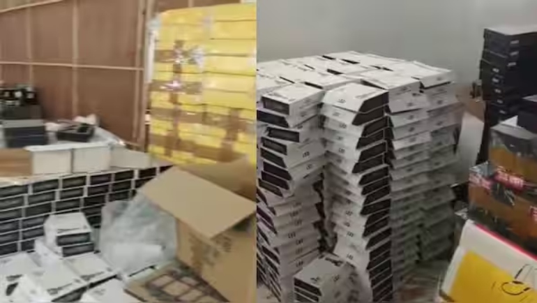 “எப்படியெல்லாம் ஏமாத்துறாங்க!”… குறைந்த விலையில் ஒரிஜினல் போன் என மோசடி… ஃபேக்டரியில் அதிரடியில் போலீஸ்…!!!