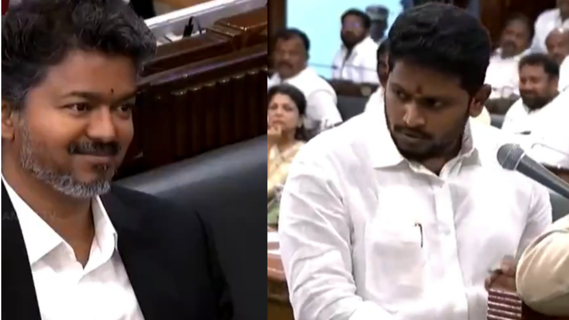 பதவி ஏற்பு விழாவில் நெகிழ்ச்சி…. தன் ஓட்டுநரின் மகனை மேடையில் பார்த்து ரசித்த முதல்வர்…. வைரலாகும் வீடியோ….!!