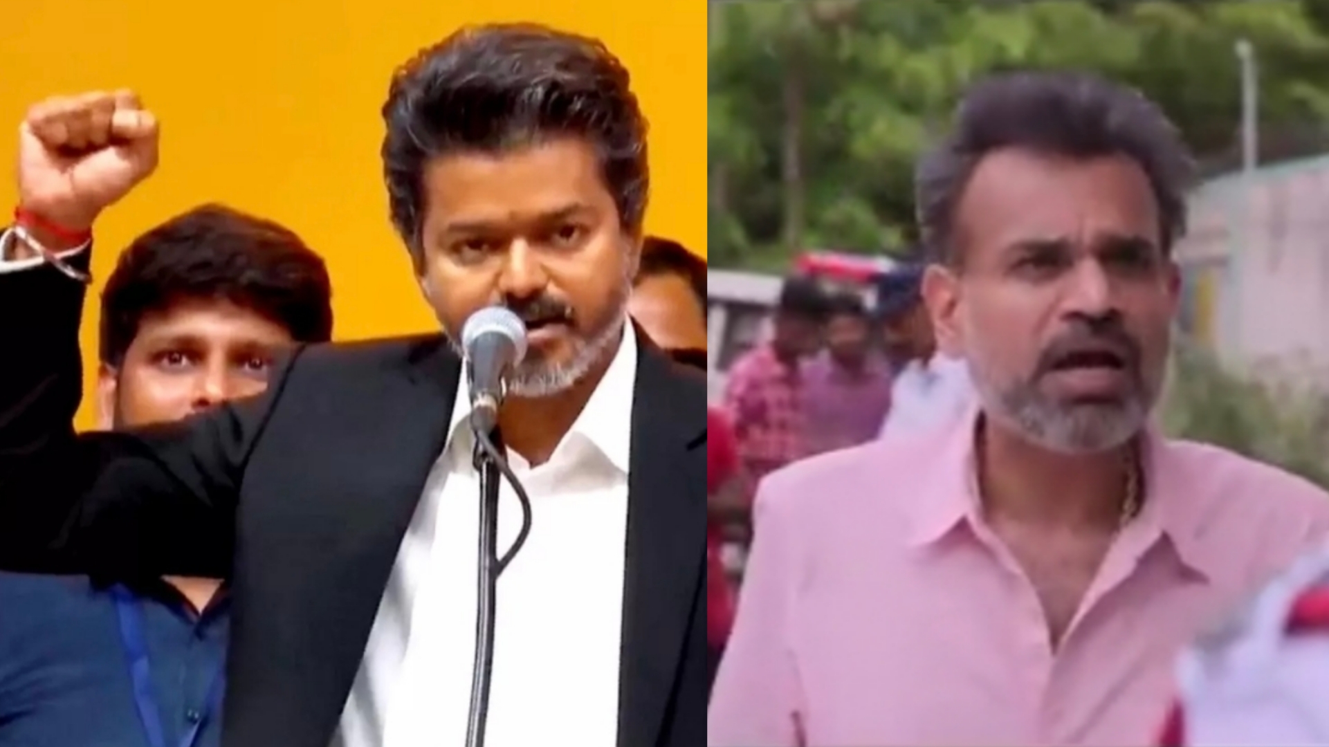 “நம்ம CM ரொம்ப ஸ்ட்ரிக்ட் பா” முதலமைச்சர் விஜய்யின் ஆக்‌ஷனை அப்படியே காட்டிய பிரேம்ஜி…. வைரலாகும் வீடியோ….!!