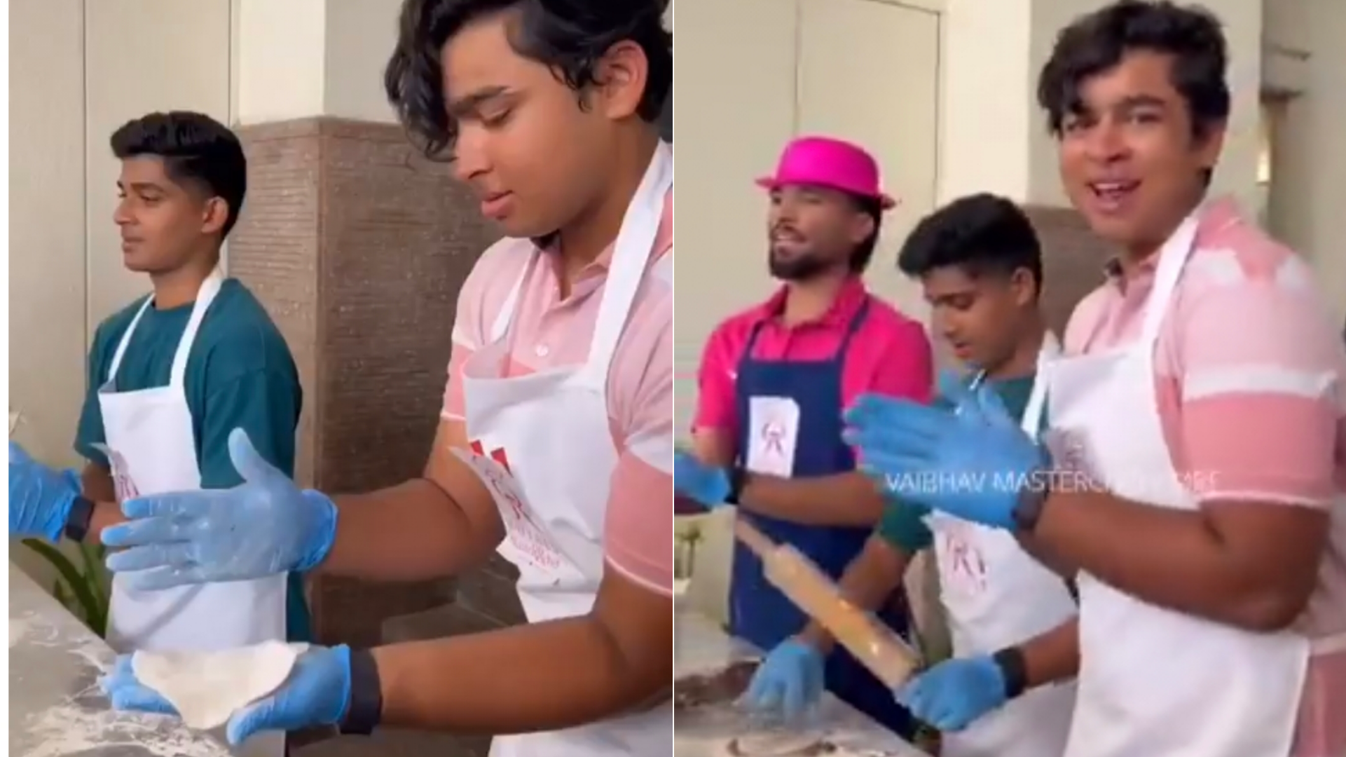 மாஸ்டர் செஃப் வைபவ்…. கிரிக்கெட் பிட்சை அதிர வைத்தவர் இப்ப கிச்சனில்…. வைரலாகும் கலாட்டா வீடியோ….!!