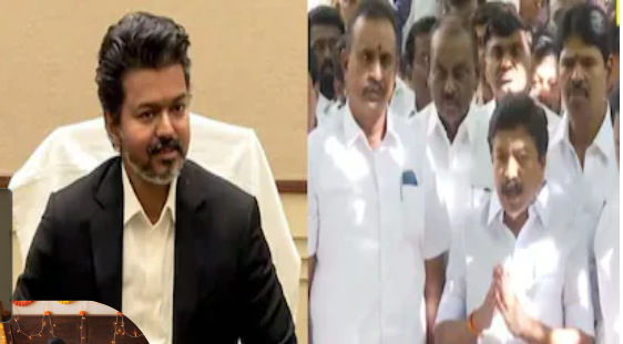 திமுக கூட டீலிங் பேசினாரா இபிஎஸ்? – போட்டு உடைத்த சி.வி.சண்முகம்! – ‘தளபதி’ விஜய்யை ஆதரிக்க 24 எம்.எல்.ஏ-க்கள் முடிவு! தமிழக அரசியலில் இன்று  பூகம்பம்..!!