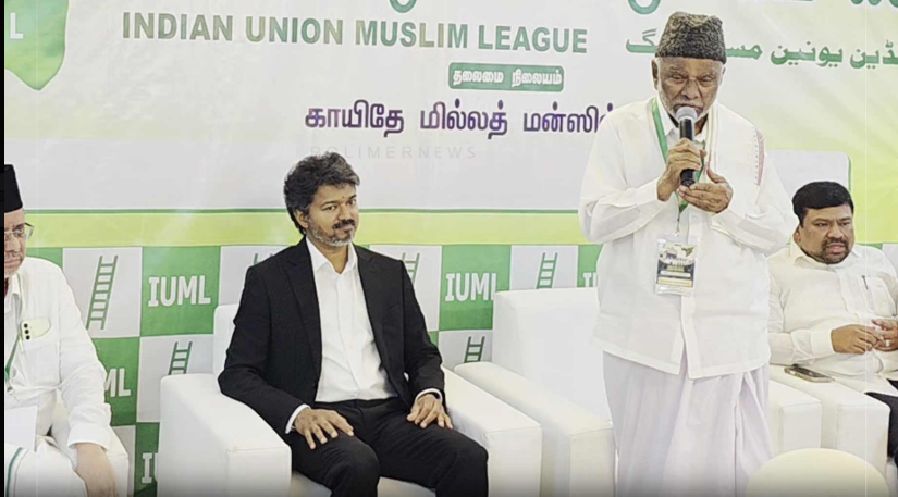 “ஸ்டாலின், சீமானைத் தொடர்ந்து அடுத்த விசிட்! – “பாசத்துடன் கட்டியணைத்த காதர் மொகிதீன்.. நெகிழ்ந்த விஜய்..!!