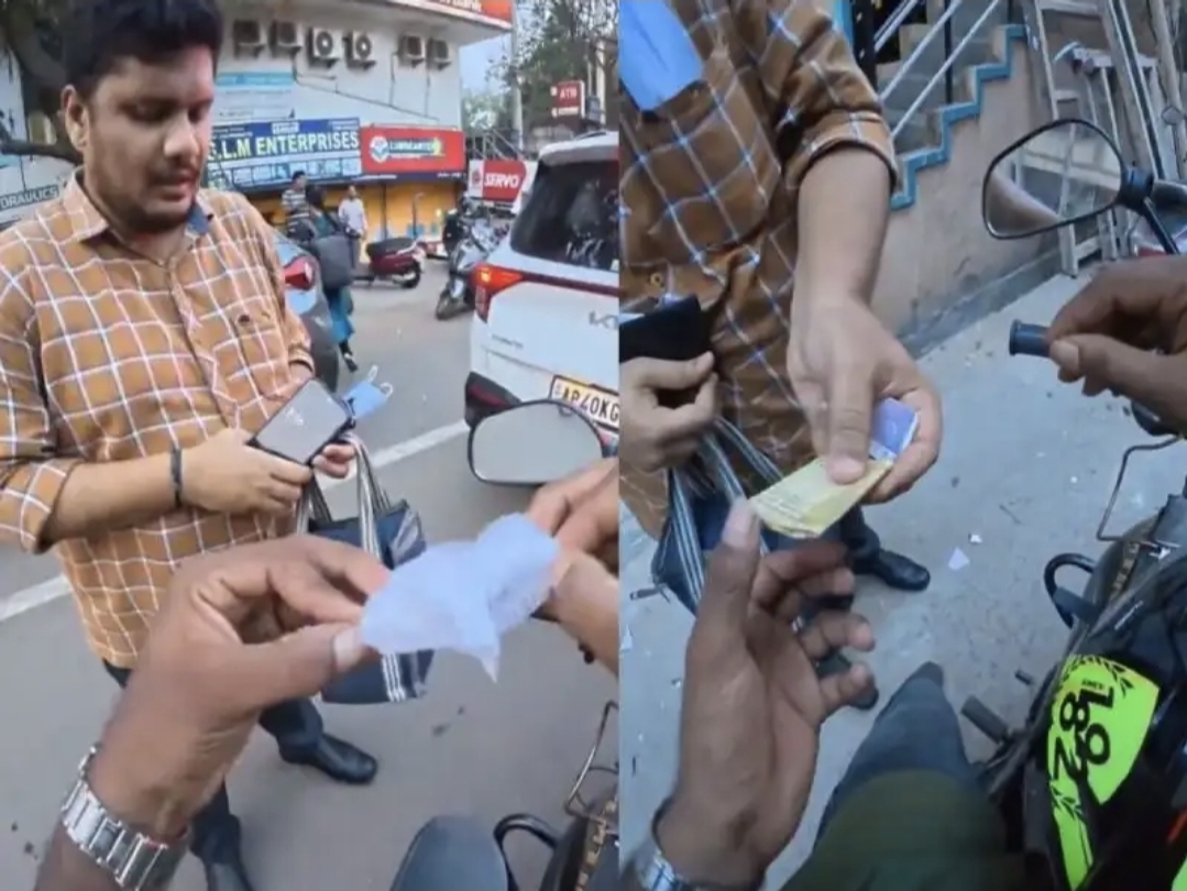 ​“இந்தக் காலத்துல இப்படி ஒரு மனுஷனா?” பார்வையற்ற பயணி கொடுத்த பணம்…. ராபிடோ ரைடர் செய்த அந்த செயல்….!!